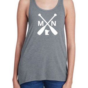 Ladies Triblend Racerback Tank Top - Small